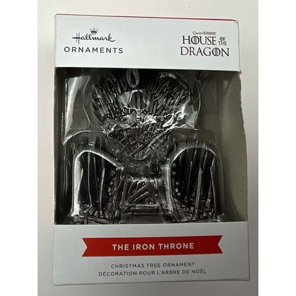 Hallmark Other - Hallmark Game Of Thrones Christmas Tree Ornament - The Iron Throne